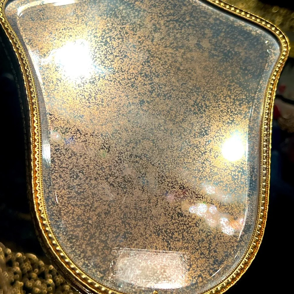 Vintage 7 Piece 24K 👸🏼 Gold Plated Vanity Set BROADWAY MUSICAL PROP!